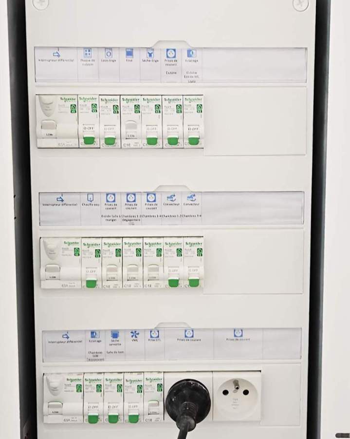 Tableau électrique après dépannage Toulouse